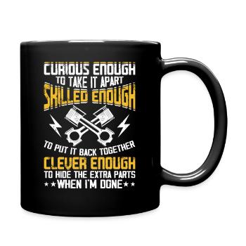 Mécanicien automobile Mécatronicien Technicien Tournevis Cadeau - Mug uni - noir - Droite