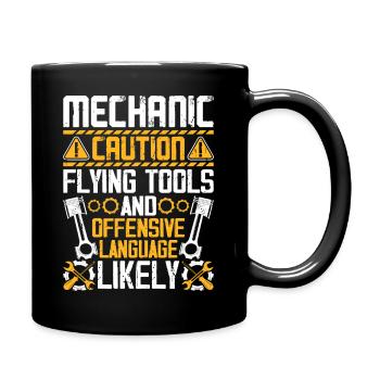 Mécanicien automobile Mécatronicien Technicien Tournevis Cadeau - Mug uni - noir - Droite