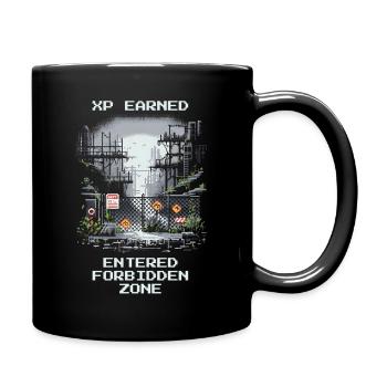 XP erhalten: Verbotene Zone entdeckt - Tasse einfarbig - Schwarz - Rechts