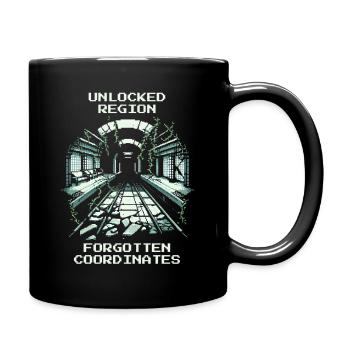 Region Unlocked: Forgotten Coordinates - Full Colour Mug - black - Right
