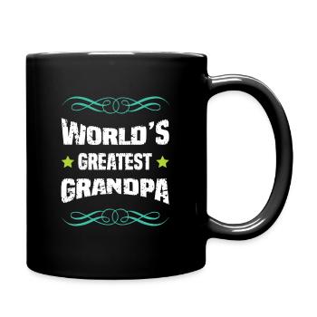 Le plus grand grand-père du monde - Mug uni - noir - Droite