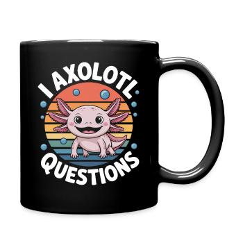 Axolotl Dire Axolotls Drôle Axolotl Cadeau - Mug uni - noir - Droite