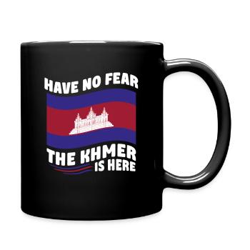 Cambodge Cambodgien Les Khmers sont là - Mug uni - noir - Droite