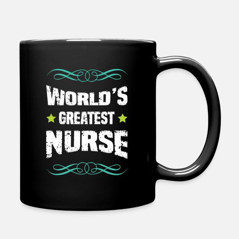 Worlds Greatest Nurse  - Tasse einfarbig - Schwarz