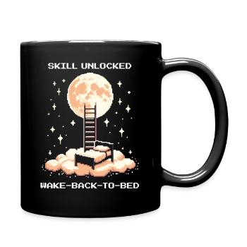 Skill Unlocked: WBTB | Lucid dream, lucid - Full Colour Mug - black - Right
