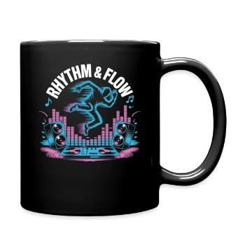 Streetdance Beat – Urban DJ Music Design - Full Colour Mug - black - Right