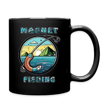 MAGNET FISHING - Tasse einfarbig - Schwarz - Rechts