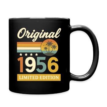 Drôle de Cadeau 1956 Chemise 70ème Anniversaire - Mug uni - noir - Droite