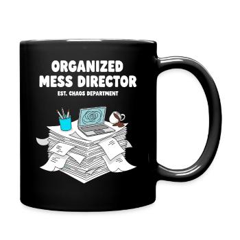 Directeur du Chaos Organisé - Mug uni - noir - Droite