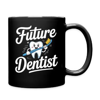 Future Dentist Cartoon - Full Colour Mug - black - Right