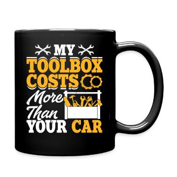 Mechanic Mechatronics Technician Screwdriver Gift - Full Colour Mug - black - Right