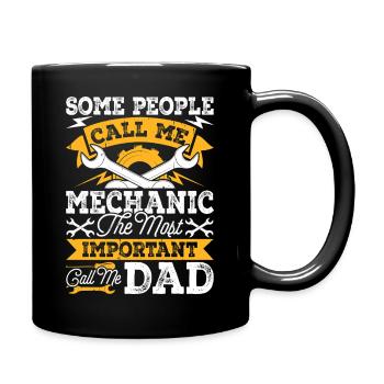 Mechanic Mechatronics Technician Screwdriver Gift - Full Colour Mug - black - Right