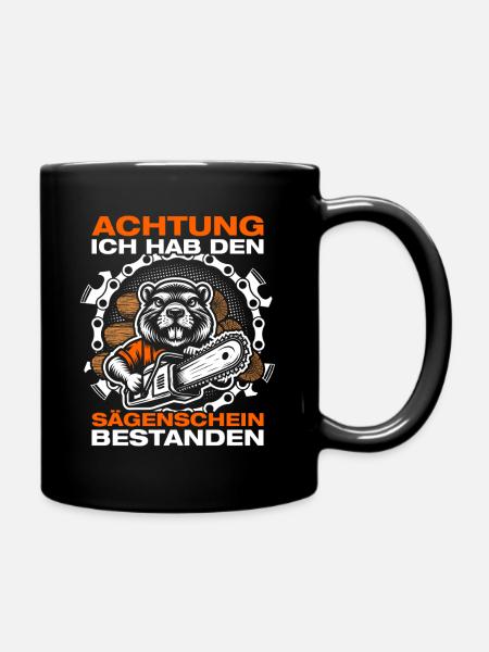 Scierie Fabrication du bois Tronçonneuse Bûcheron - Mug uni - noir