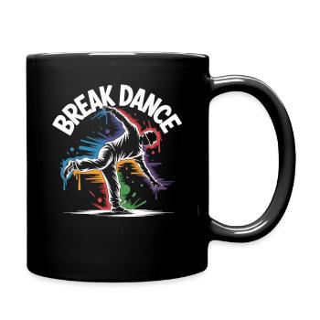 Streetdance Beat – Urban DJ Music Design - Full Colour Mug - black - Right