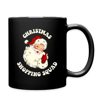 Escouade de magasinage de Noël - Mug uni - noir - Droite