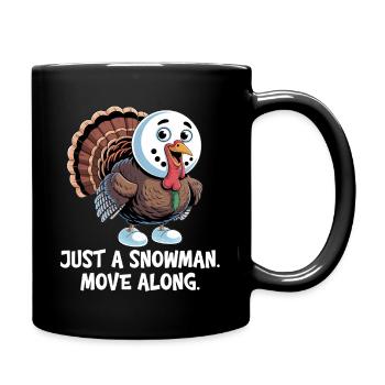 Weihnachtliches Kein Truthahn for dinner - Tasse einfarbig - Schwarz - Rechts