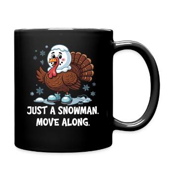 Weihnachtliches Kein Truthahn for dinner - Tasse einfarbig - Schwarz - Rechts