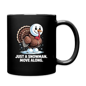 Weihnachtliches Kein Truthahn for dinner - Tasse einfarbig - Schwarz - Rechts