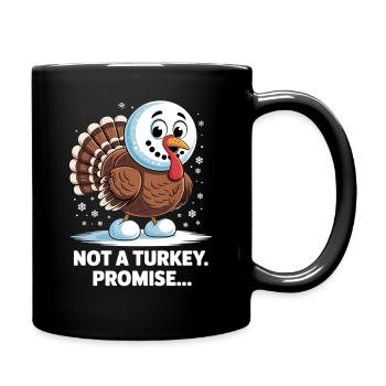 No turkey for dinner - Full Colour Mug - black - Right