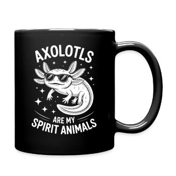 Axolotl Saying Axolotls Funny Axolotl Gift - Full Colour Mug - black - Right