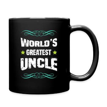 Le plus grand oncle du monde - Mug uni - noir - Droite