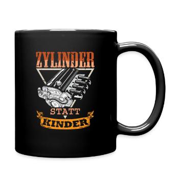 Auto Tuner Tuning Kfz Werkstatt Mechaniker Spruch - Full Colour Mug - black - Right