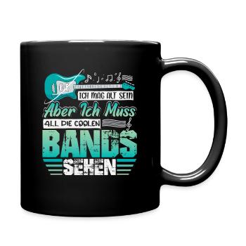 Guitare Guitariste Musicien Guitariste - Mug uni - noir - Droite