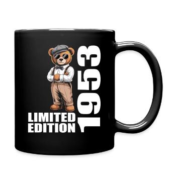 1953 Limited Edition Bär Geburtstag 1953 - Tasse einfarbig - Schwarz - Rechts