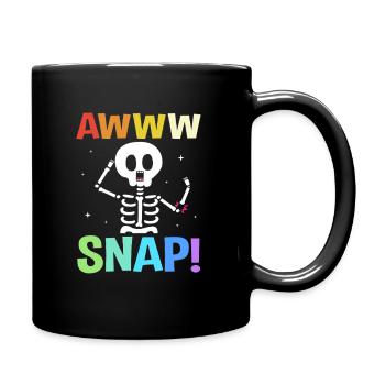 Fracture osseuse Fracture osseuse du squelette d’Halloween - Mug uni - noir - Droite
