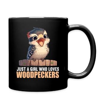 Woodpecker Woodpecker - Full Colour Mug - black - Right