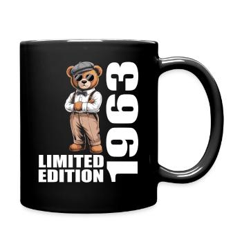 1963 Limited Edition Bär Geburtstag 1963 - Tasse einfarbig - Schwarz - Rechts