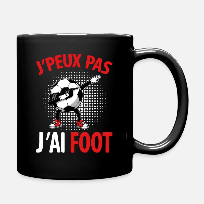 J’peux pas j’ai foot design humoristique - Mug uni - noir