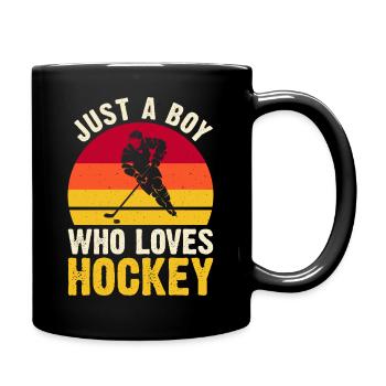 Hockey Eishockey Eishockeyspieler Geschenk - Full Colour Mug - black - Right