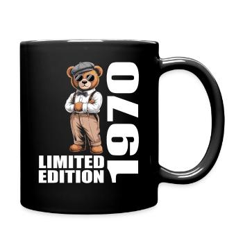 1970 Limited Edition Bär Geburtstag 1970 - Tasse einfarbig - Schwarz - Rechts