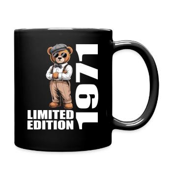 1971 Limited Edition Bär Geburtstag 1971 - Tasse einfarbig - Schwarz - Rechts