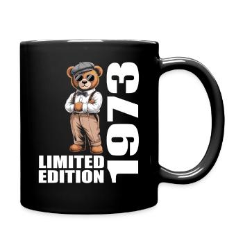 1973 Limited Edition Bär Geburtstag 1973 - Tasse einfarbig - Schwarz - Rechts