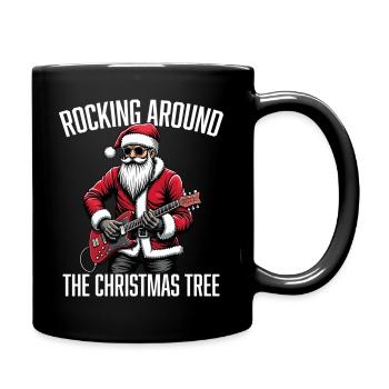 Se balancer autour du sapin de Noël - Mug uni - noir - Droite