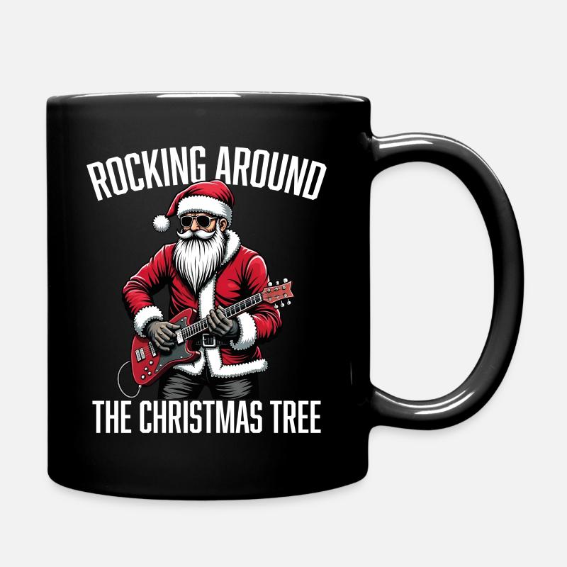Se balancer autour du sapin de Noël - Mug uni - noir