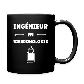 Engineer in bottle care - Full Colour Mug - black - Right