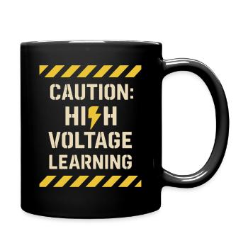 Apprenti électricien, étudiant dans le métier d’électricien - Mug uni - noir - Droite