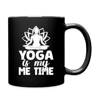 Pilates Enthusiasts Yoga Is My Me Time Pilates - Full Colour Mug - black - Right