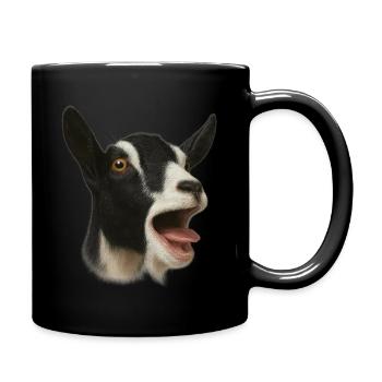 Goat Goat Breeding Goat Farmer Black Goat - Full Colour Mug - black - Right