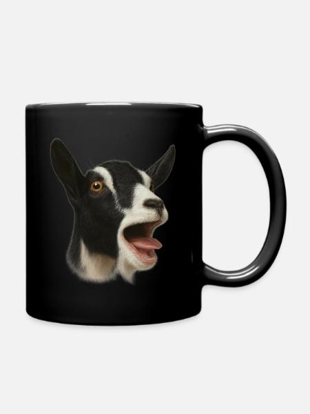 Chèvre Chèvre Élevage Chèvre Fermier Chèvre Noire - Mug uni - noir