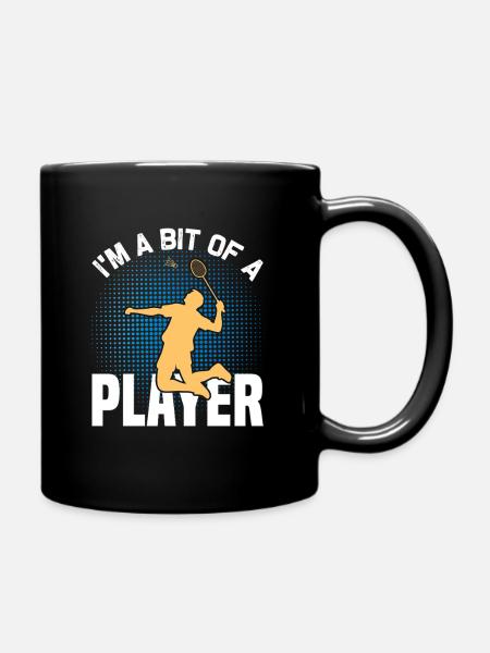Badminton Design - Un petit joueur de badminton - Mug uni - noir