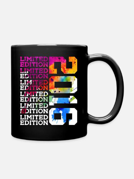 LIMITED EDITION 2016 10 JAHRE 10. GEBURTSTAG - Tasse einfarbig - Schwarz