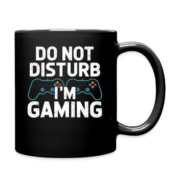 Ne pas déranger Je joue - Mug uni - noir - Droite