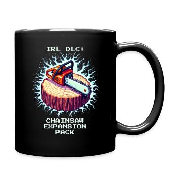Realworld DLC: Chainsaw Upgrade | Forest - Full Colour Mug - black - Right