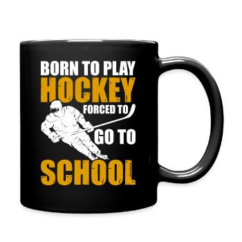 Hockey Eishockey Eishockeyspieler Geschenk - Full Colour Mug - black - Right