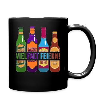Amateurs de bière Dicton de bière Buveurs de bière Alcool - Mug uni - noir - Droite