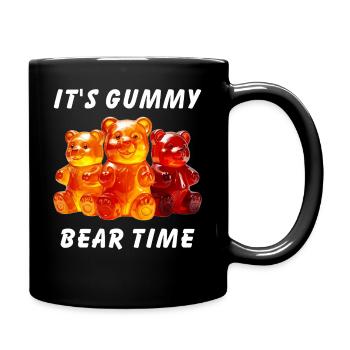 IT'S GUMMY BEAR TIME - Tasse einfarbig - Schwarz - Rechts